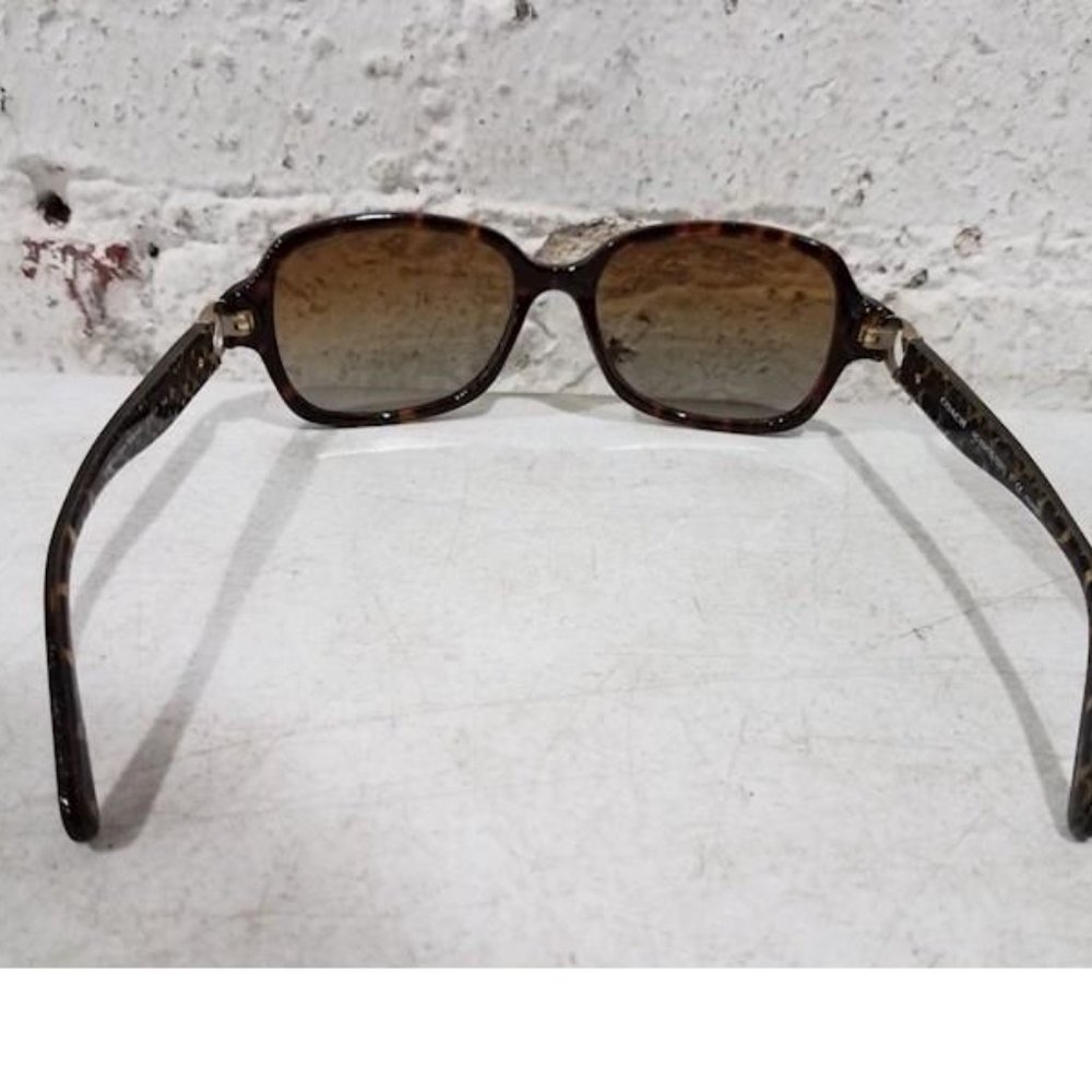 A34-Authentic EUC Coach Dark Tortoise Sunglasses - Picture 5 of 5
